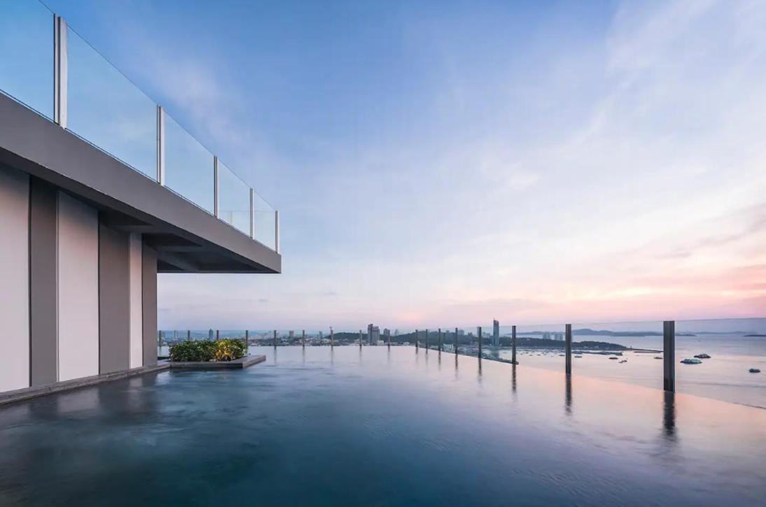 Central Pattaya - Sea View Large Balcony Condo With Infinity Pool Eksteriør bilde