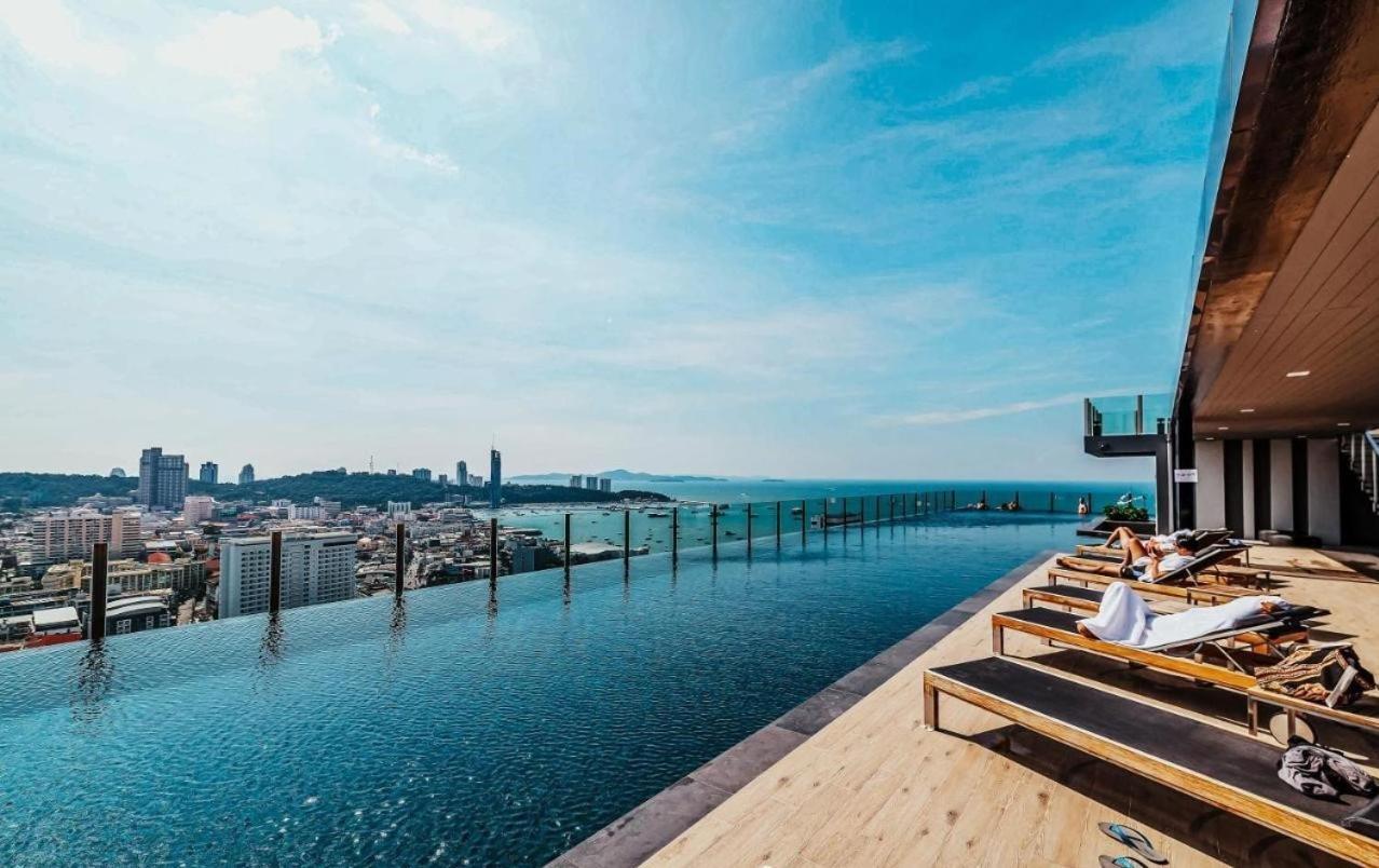 Central Pattaya - Sea View Large Balcony Condo With Infinity Pool Eksteriør bilde