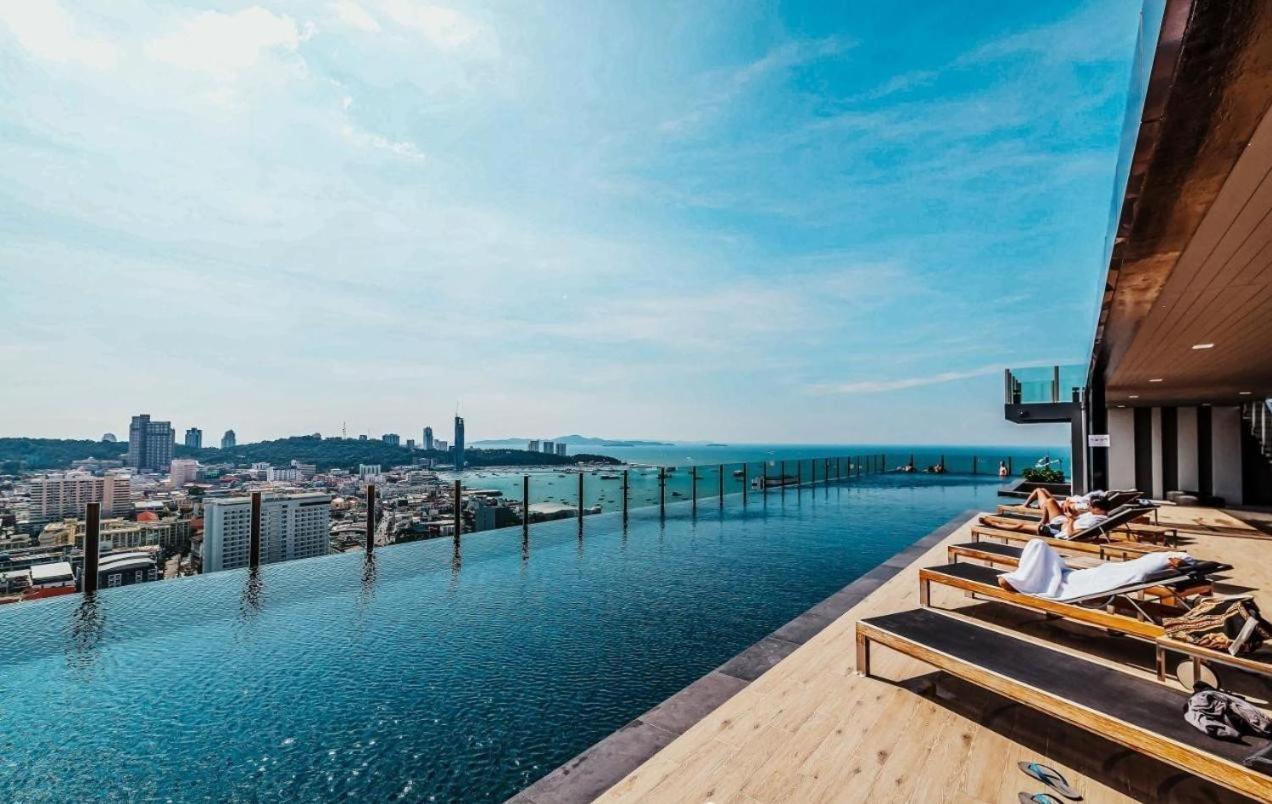 Central Pattaya - Sea View Large Balcony Condo With Infinity Pool Eksteriør bilde