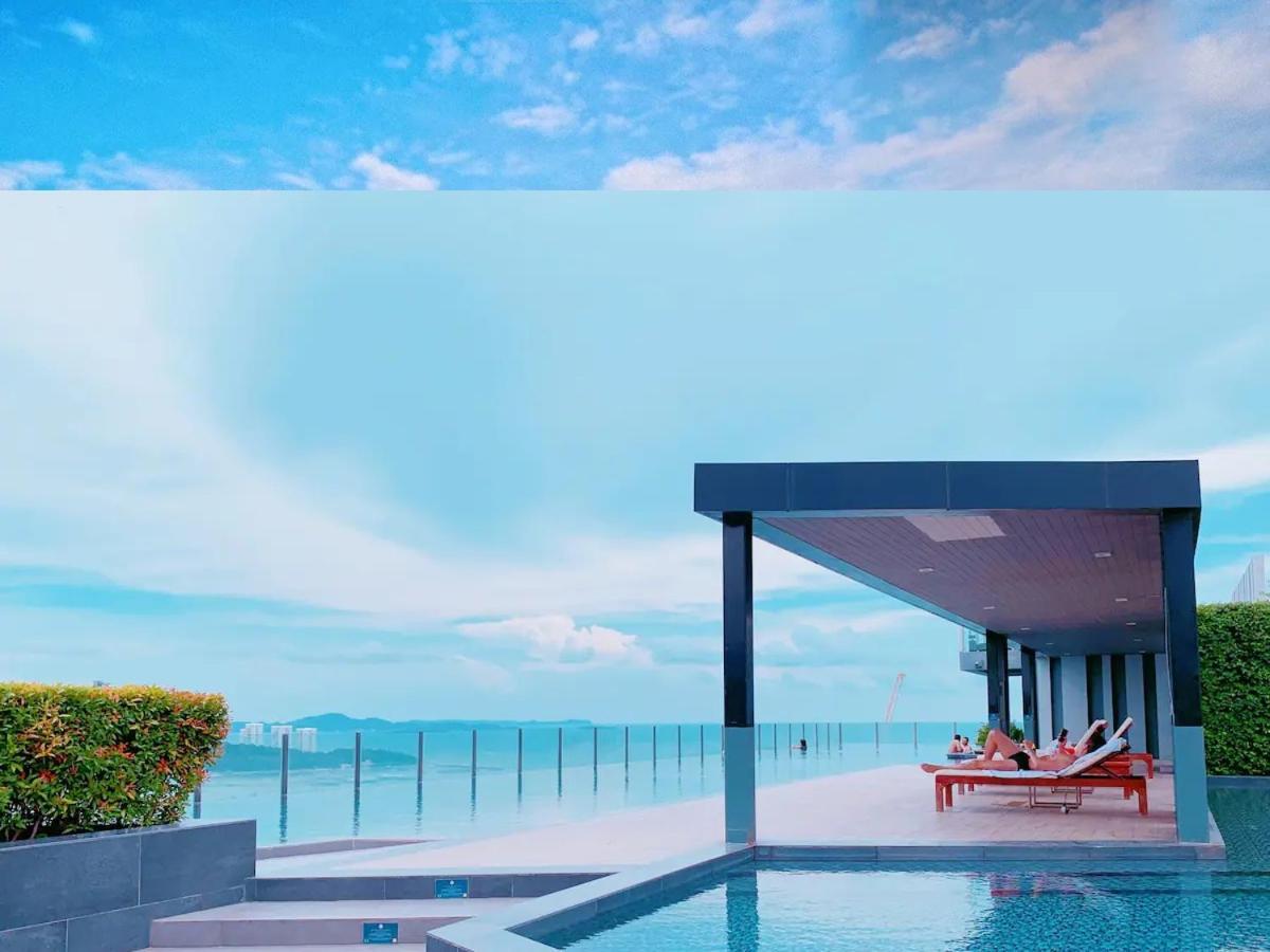 Central Pattaya - Sea View Large Balcony Condo With Infinity Pool Eksteriør bilde